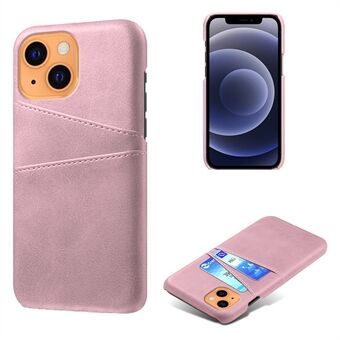 KSQ PU Leather + PC Combo Hard Case with Dual Card Slots for iPhone 13 mini 5.4 inch