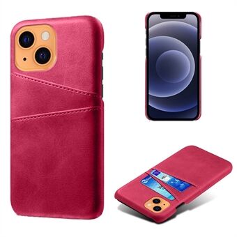 KSQ PU Leather + PC Combo Hard Case with Dual Card Slots for iPhone 13 mini 5.4 inch