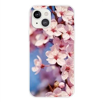 Pattern Printing Clear Design Soft TPU Anti-Scratch Protective Case for iPhone 13 mini 5.4 inch