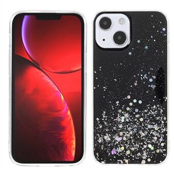 Sparkle Starry Sky Epoxy Stylish Light Anti-Scratch Soft TPU Phone Case Protector for iPhone 13 mini 5.4 inch