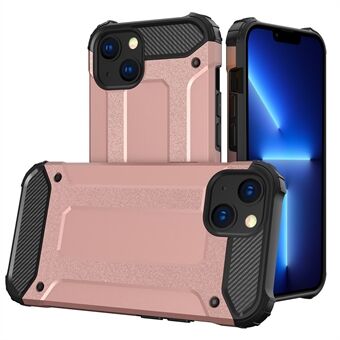 For iPhone 13 mini 5.4 inch Back Cover Hard PC Back + Soft TPU Shockproof Phone Protector Case