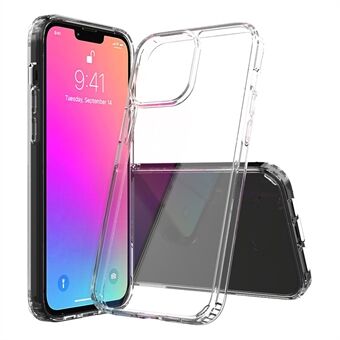 Anti-Scratch Slim Clear Acrylic + Soft TPU Bumper Hard Back Shockproof Protective Case for iPhone 13 Pro Max 6.7 inch