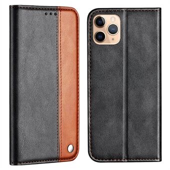 Color Splicing Business Style Leather Phone Case for iPhone 13 Pro Max 6.7 inch