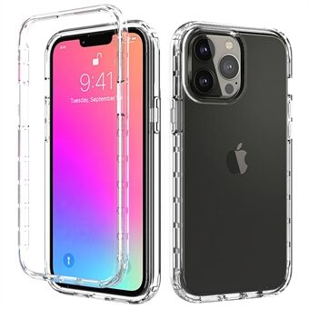 Transparent Gradient Color Clear TPU + PC Case for iPhone 13 Pro Max 6.7 inch