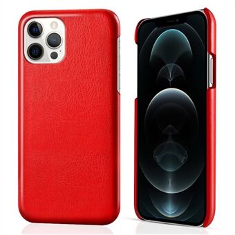 KSQ Retro Crazy Horse PU Leather Skin Coated PC Hybrid Defender Protective Cover for iPhone 13 Pro Max 6.7 inch