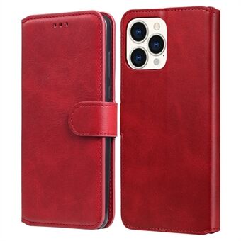 Anti-drop Stand Design Leather Wallet Cell Phone Cover Shell for iPhone 13 Pro Max 6.7 inch