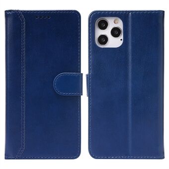 All-Round Protection Splicing PU Leather Phone Case with Stand Wallet for iPhone 13 Pro Max 6.7 inch