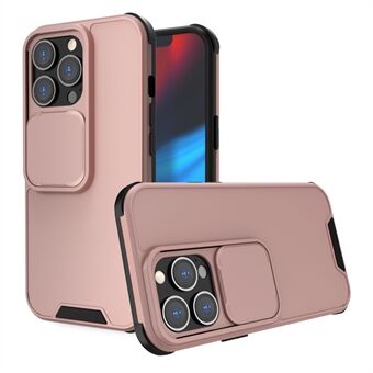 Anti-Drop Anti-Scratch Movable Slider Camera Cover Lens Protection Hybrid Phone Case for iPhone 13 Pro Max 6.7 inch