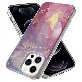 GW18 IMD Glittering Power Marble Pattern Cell Phone Case for iPhone 13 Pro Max 6.7 inch