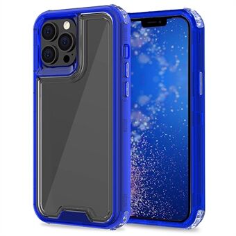 Shock-Absorbing Corners Flexible TPU + Hard PC Frame Hybrid Clear Phone Case for iPhone 13 Pro Max 6.7 inch