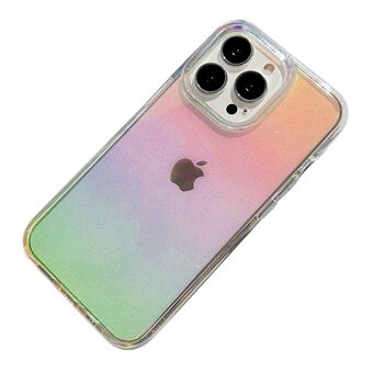 For iPhone 13 Pro Max 6.7 inch Electroplating Glitter Gradient Shockproof Phone Case PC+TPU Anti-scratch Phone Back Cover