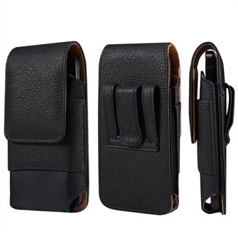 For iPhone 14 Plus / 14 Pro Max / 13 Pro Max / Samsung Galaxy S22 Ultra / S21 Ultra 5G Universal 6.7 / 6.9inch Smart Phone Belt Loop Back Clip Elastic Sides Waist Bag with Card Pocket