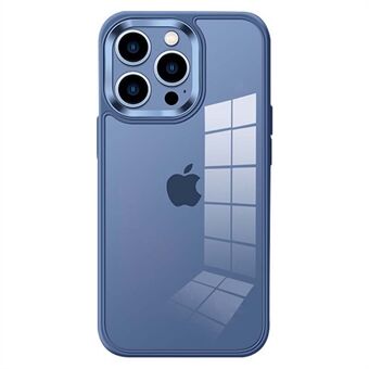 YOOBAO For iPhone 13 Pro Max 6.7 inch Acrylic + TPU Drop-proof Phone Case Transparent Cover with Metal Camera Lens Frame