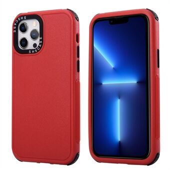 For iPhone 13 Pro Max 6.7 inch 3-in-1 Mobile Phone Back Case Shockproof TPU + PC Hybrid Cover