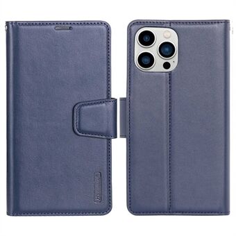 HANMAN Mill Series Leather Case for iPhone 13 Pro Max 6.7 inch, Wallet Stand Full Body Protection Magnetic Closure Phone Cover