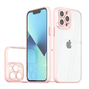 For iPhone 13 Pro Max 6.7 inch Transparent Phone Case Precise Cutout Lens Protection Shockproof PC + TPU Cover