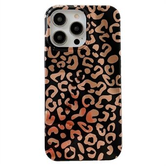 For iPhone 13 Pro Max 6.7 inch Leopard Print Series Electroplate Phone Case Shockproof TPU Phone Cover