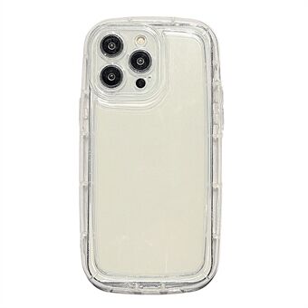 For iPhone 13 Pro Max 6.7 inch Shockproof Airbag Transparent Back Protective Cover Soft TPU Phone Case