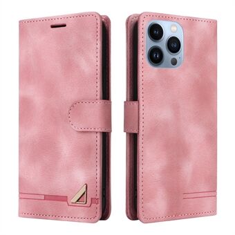 007 Series Wallet Phone Case for iPhone 13 Pro Max 6.7 inch , Skin-touch PU Leather Stand Shockproof Cover