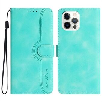 YX003 For iPhone 13 Pro Max 6.7 inch PU Leather Shockproof Phone Case Flip Stand Imprinted Wallet Cover