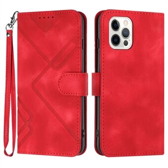 YX0040 For iPhone 13 Pro Max 6.7 inch Imprinted Flip Stand Shell PU Leather Wallet Phone Case