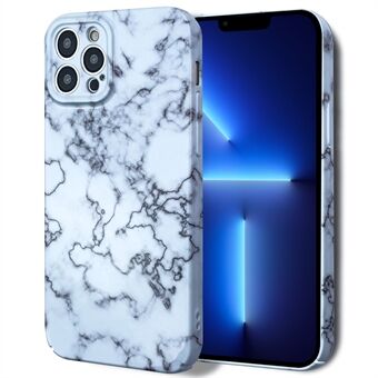 Drop-proof Case for iPhone 13 Pro Max 6.7 inch Back Protector Marble Pattern Hard PC Phone Cover