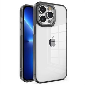 For iPhone 13 Pro Max Crystal Series Back Cover Drop Proof Transparent PC+TPU Phone Case