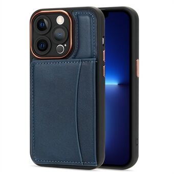 Card Holder Magnetic Phone Case for iPhone 13 Pro Max , Kickstand Leather+TPU Cover Compatible with MagSafe