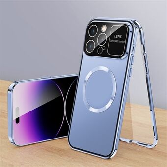 Full Protection Phone Case for iPhone 13 Pro Max Compatible with MagSafe PC + Aluminium Alloy + Tempered Glass Phone Cover