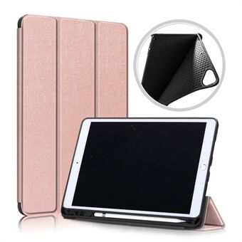 Tri-fold Stand Smart Tablet Case with Stylus Pen Slot for iPad 10.2 (2021)/(2020)/(2019)