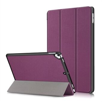 For iPad 10.2 (2021)/(2020)/(2019) Tri-fold Stand Leather Protective Tablet Cover Case