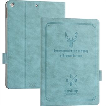 Deer Imprint Skin Ultra-thin PU Leather + PC Tablet Casing Shell for iPad 10.2 (2021)/(2020)/(2019)