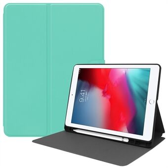 PU Leather Stand Tablet Protective Case with Pen Slot for Apple iPad 10.2 (2021)/(2020)/(2019)