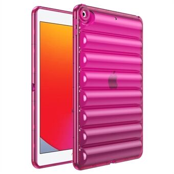 For iPad 10.2 (2021) / (2020) / (2019) TPU Tablet Case Down Jacket Design Air Cushion Shockproof Cover