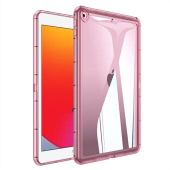 For iPad 10.2 (2021) / (2019) / (2020) Transparent Tablet Case Acrylic+TPU Tablet Cover