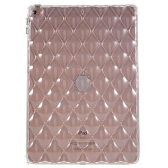 For iPad 10.2 (2021) / (2020) / (2019) Airbag Diamond Texture Anti-drop Cover Soft TPU Clear Tablet Case