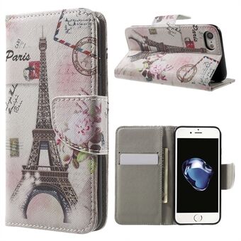 Pattern Printing Leather Wallet Case for iPhone 7/8/SE (2022)/SE (2022)