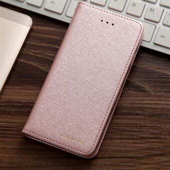 CMAI2 for iPhone SE (2020)/SE (2022)/8/7 4.7 inch Silk Texture Series Leather Card Holder Phone Shell