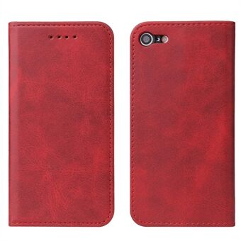 For iPhone SE (2020) / SE (2022) / 7 / 8 4.7 inch Calf Texture Wallet Magnetic Leather Stand Phone Case