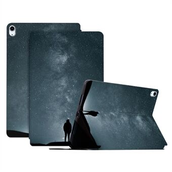 For iPad Air (2022) / Air (2020) Shockproof Case with Stand Pattern Printed PU Leather Tablet Cover