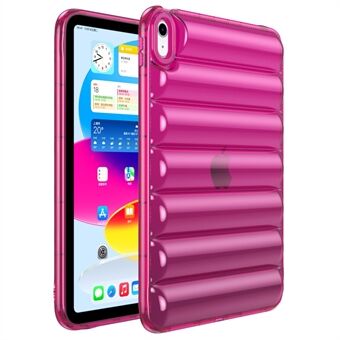 For iPad Air (2020) / (2022) TPU Shock Absorption Case Soft Touch Down Jacket Design Tablet Cover