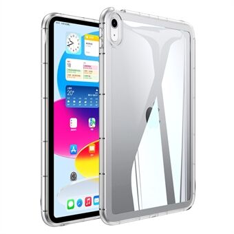 For iPad Air (2020) / (2022) Anti-drop Clear Tablet Case Acrylic Back TPU Frame Cover