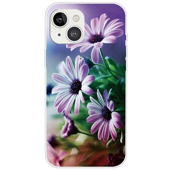 For iPhone 14 6.1 inch Pattern Printed IMD Design Phone Case Flexible TPU Shockproof Protective Cover