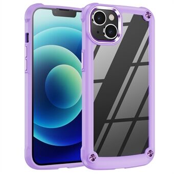 Drop-proof Phone Case for iPhone 14 6.1 inch, PC+TPU Mobile Phone Hybrid Back Cover