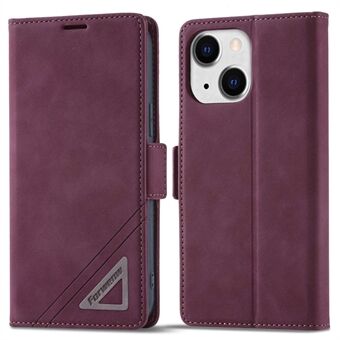 FORWENW F3-Series for iPhone 14 6.1 inch Book Style Wallet Case PU Leather Phone Protector with Stand