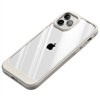 Soft Armor Series for iPhone 14 6.1 inch Clear PC Back + Soft TPU Frame Phone Cover Scratch-Resistant Protective Case