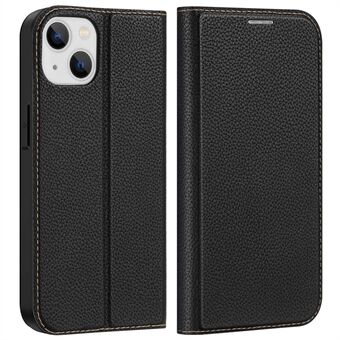 DUX DUCIS Skin X2 Series for iPhone 14 6.1 inch Auto-absorbed Leather Phone Case Anti-scratch Phone Cover with Card Slots