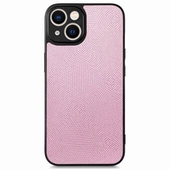 For iPhone 14 Collision-proof PU Leather Coated TPU Back Cover Precise Cutout Phone Case