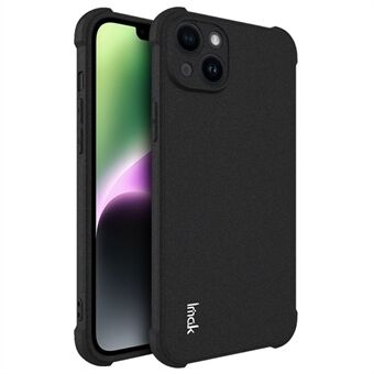 IMAK For iPhone 14 Matte Surface TPU Phone Cover Four Corner Airbag Anti-drop Case