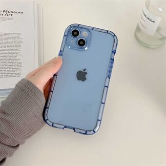 For iPhone 14 Soft TPU Cover Luminous Noctilucent Anti-scratch Cell Phone Case